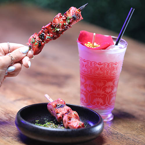 Pink Skewers